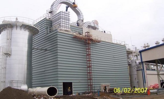 Construction of the kiln feed plant for Cargill Poland in Bielany Wrocławskie