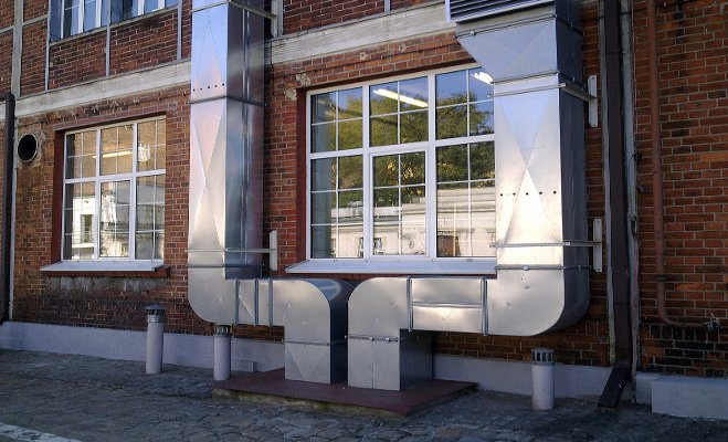 Installation of ventilation in Herbabol premises in Wrocław