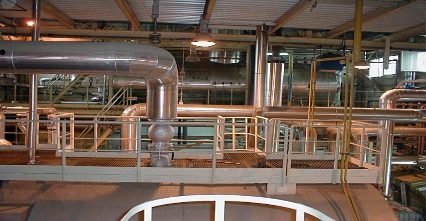 Gas - steam boiler room for Cargill Poland with a capacity of 50 tons of steam per hour